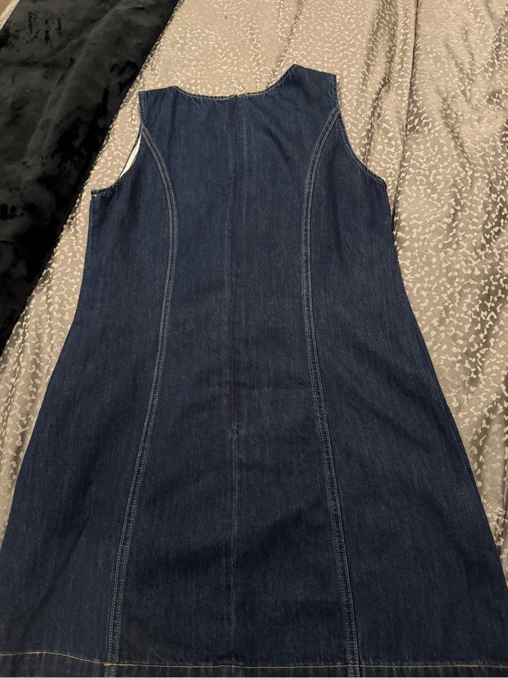 Commense Metal Detail Denim Sleeveless Mini Dress - XL - Picture 13 of 13